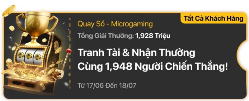 Chính sách khuyến mãi cho slot game
