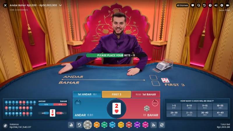 Đội ngũ chia bài chuyên nghiệp, livestream sắc nét