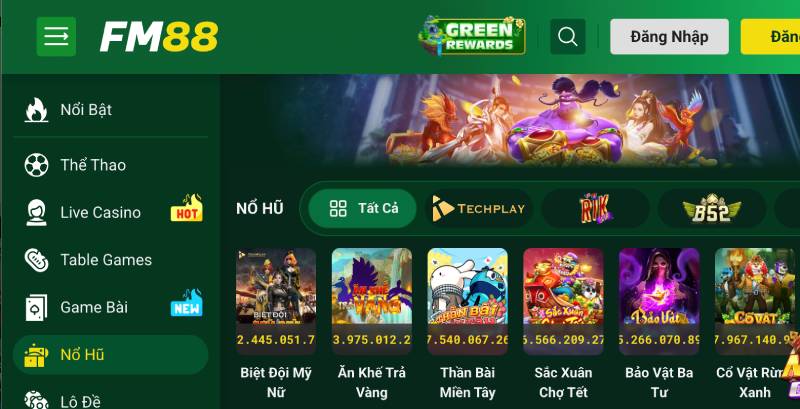 Giới thiệu về cổng game FM88 nổ hũ