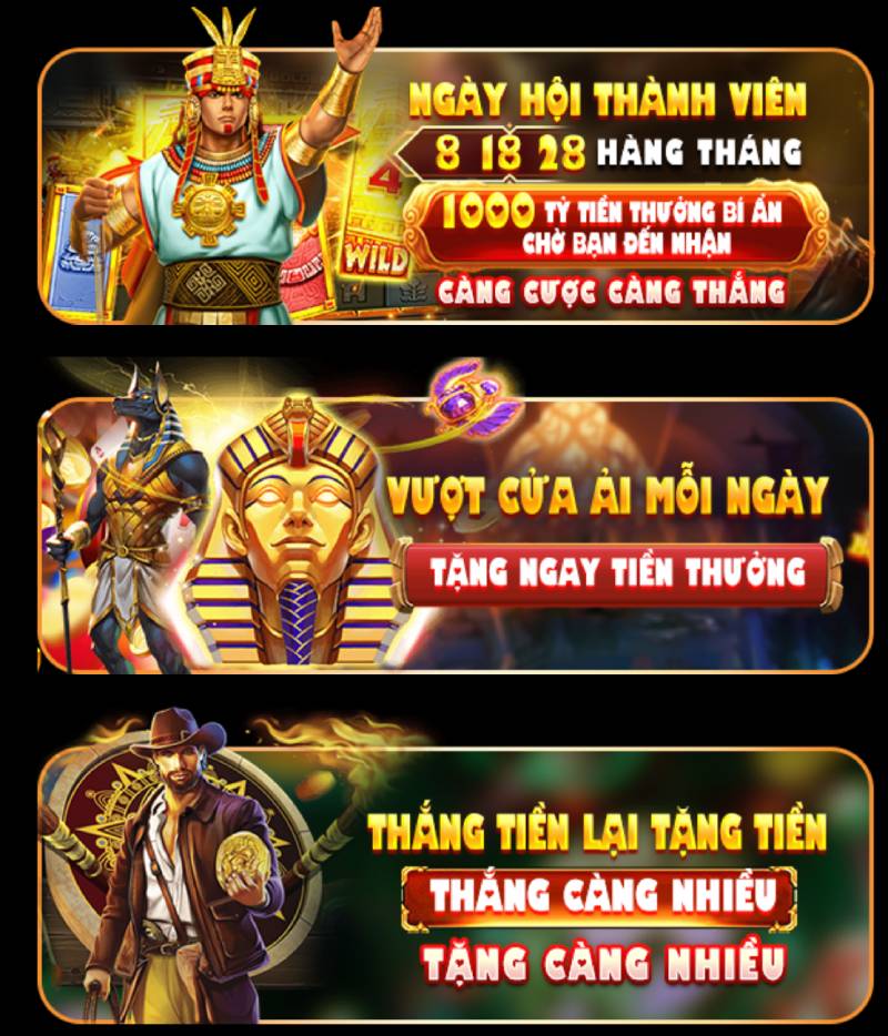 Hệ thống khuyến mãi phong phú cho hội viên mới và cũ