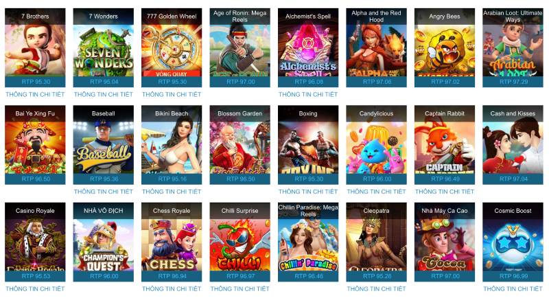 Những game nổ hũ đáng chú ý tại W88